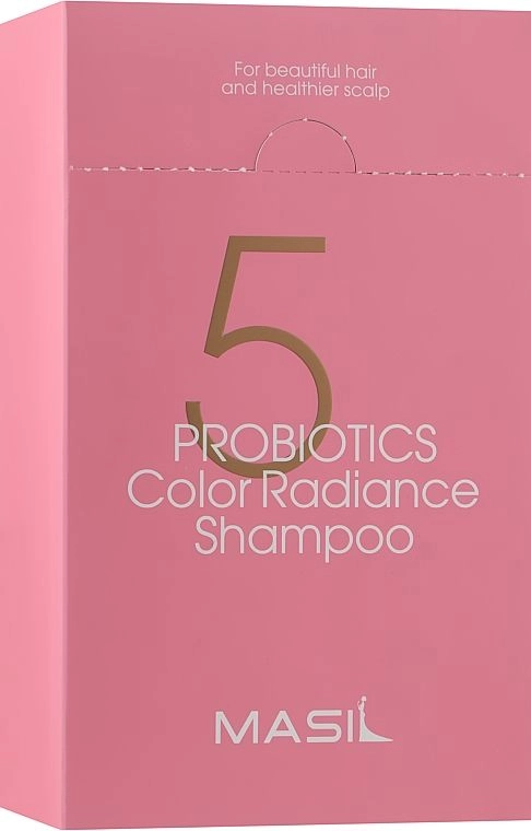 Шампунь для захисту кольору фарбованого волосся з пробіотиками - Masil 5 Probiotics Color Radiance Shampoo, 8 мл - фото N2