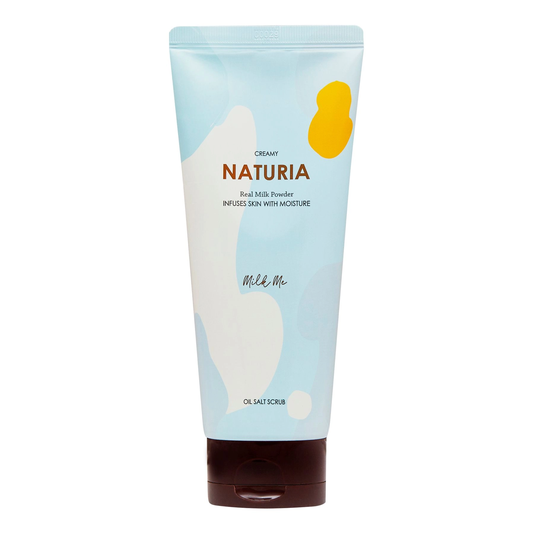 Скраб для тіла молочний - Naturia Creamy Oil Salt Scrub Milk Me, 250 г - фото N1