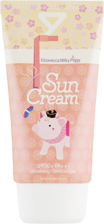 Солнцезащитный крем - Elizavecca Face Care Milky Piggy Sun Cream SPF 50, 50 мл - фото N2