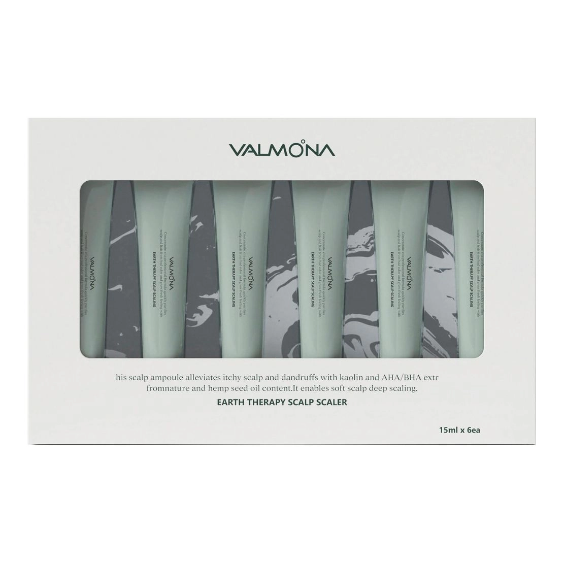 Очищающая сыворотка для кожи головы - Valmona Earth Therapy Scalp Scalerule, 6x15 мл - фото N1