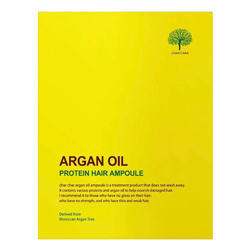 Сыворотка для волос с аргановым маслом - Char Char Argan Oil Protein Hair Ampoule, 15 мл - фото N2
