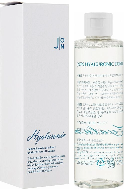 Тонер для лица с гиалуроновой кислотой - J:ON Hyaluronic Toner, 200 мл - фото N1