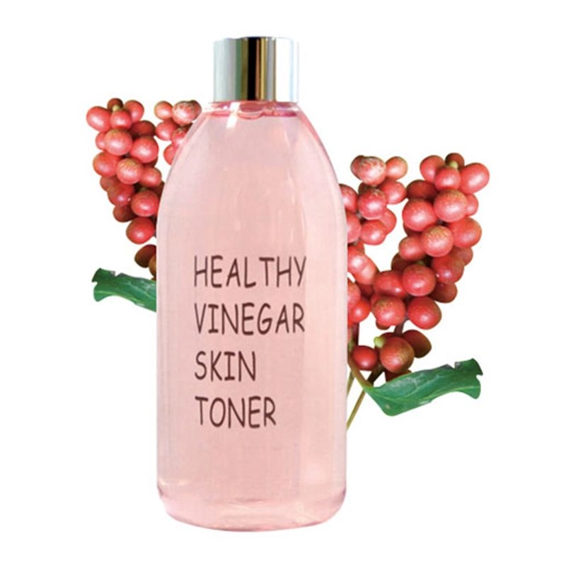 Тонер для обличчя з екстрактом ягід лимонника - REALSKIN Healthy Vinegar Skin Toner Omija, 300 мл - фото N1