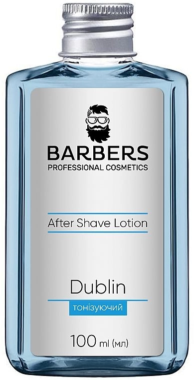 Тонізуючий лосьйон після гоління - Barbers Dublin Aftershave Lotion, 100 мл - фото N1
