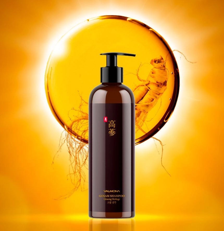 Зміцнюючий шампунь для волосся "Захист та Зміцнення" - Valmona Ginseng Heritage Gosam Shampoo, 300 мл - фото N2