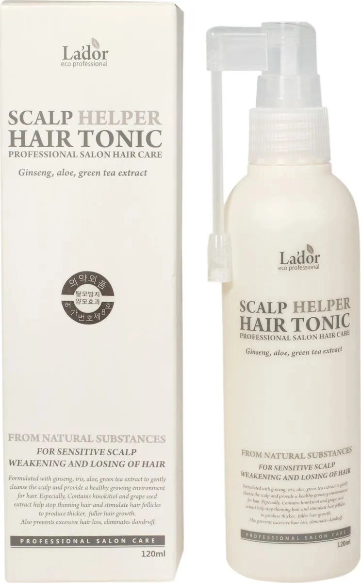 Зміцнюючий, відновлюючий тонік для росту волосся - La'dor Scalp Helper Hair Tonic, 120 мл - фото N2