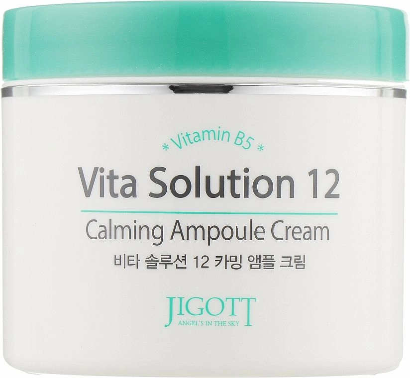 Крем для лица успокаивающий - Jigott Vita Solution 12 Calming Ampoule Cream, 100 мл - фото N1