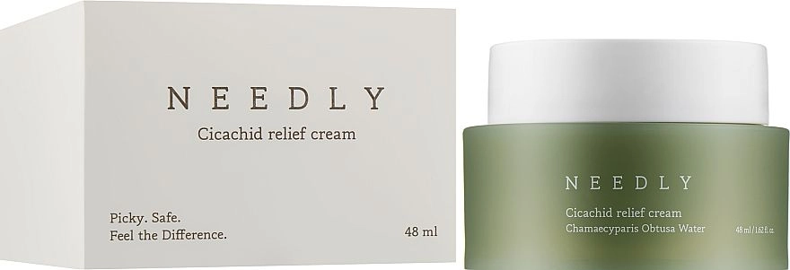 Успокаивающий крем с центеллой - NEEDLY Cicachid Relief Cream, 48 мл - фото N2
