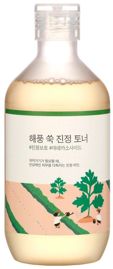 Успокаивающий тонер с морской полынью - ROUND LAB Mugwort Calming Toner, 300 мл - фото N1