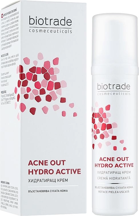 Зволожуючий крем із заспокійливим ефектом "Гідро Актив" проти акне - Biotrade Acne Out Hydro Active Cream, 60 мл - фото N1