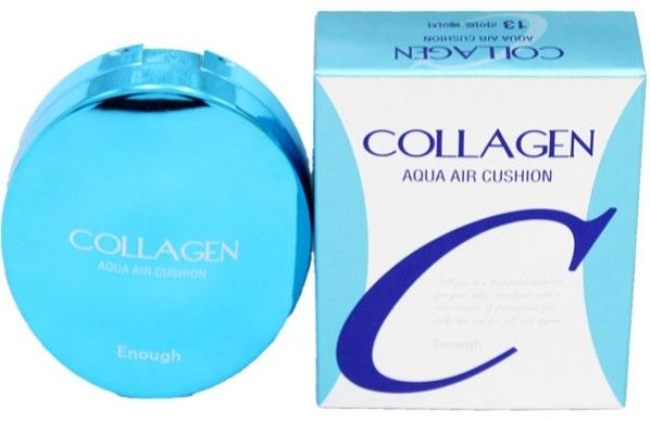 Зволожуючий кушон з колагеном тон 13 - Enough Collagen Aqua Air Cushion, 15 г - фото N2