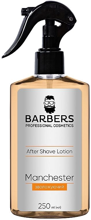 Зволожуючий лосьйон після гоління - Barbers Manchester Aftershave Lotion, 250 мл - фото N1