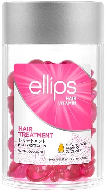 Вітаміни для волосся "Терапія для волосся" з маслом жожоба - Ellips Hair Vitamin Hair Treatment With Jojoba Oil, 50x1 мл - фото N1