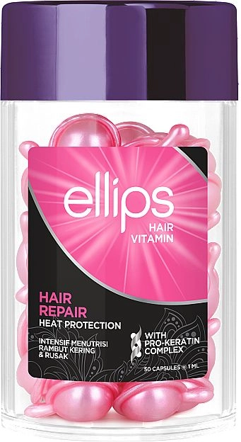 Витамины для волос "Восстановление волос" с про-кератиновым комплексом - Ellips Hair Vitamin Hair Repair With Pro-Keratin Complex, 50x1 мл - фото N1