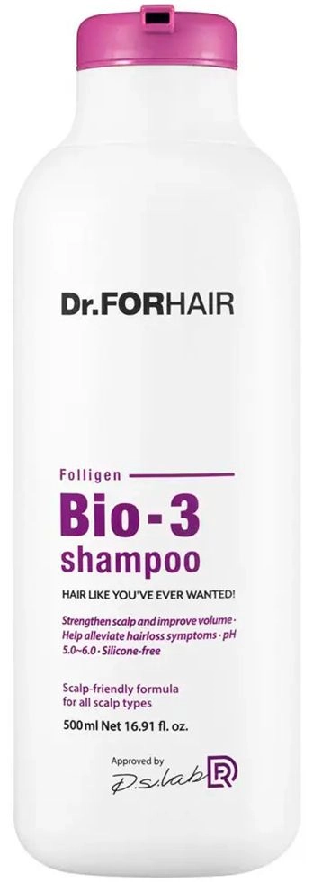 Відновлюючий шампунь від випадання зі стовбуровими клітинами - Dr. ForHair Folligen Bio-3 Shampoo,, 500 мл - фото N1