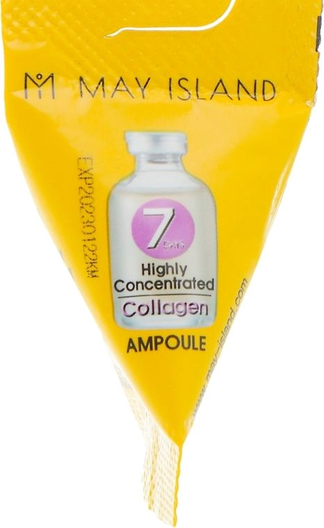 Висококонцентрована сироватка з колагеном - May Island 7 Days Collagen Ampoule, 3г - фото N1