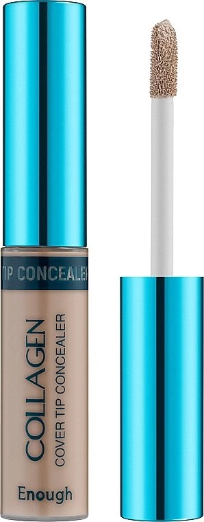 Колагеновий консилер для обличчя - Enough Collagen Cover Tip Concealer №02, 9 г - фото N1