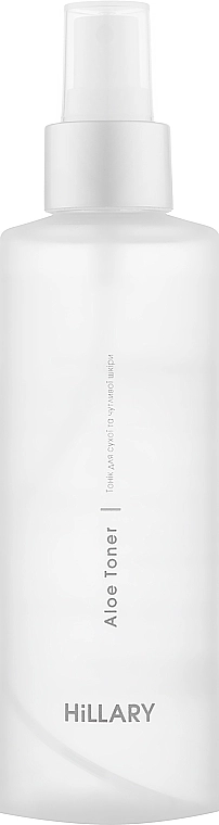 Тонік для сухої та чутливої шкіри обличчя "Алое" - Hillary Aloe Toner, 200 мл - фото N1