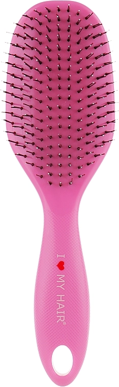 Гребінець для волосся - I LOVE MY HAIR Spider L, розовая глянцевая - фото N1