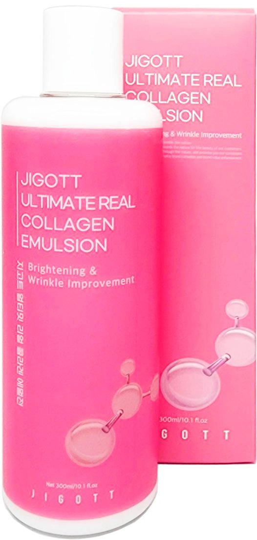 Эмульсия с коллагеном - Jigott Ultimate Real Collagen Emulsion, 300 мл - фото N2