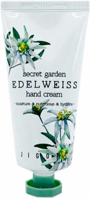 Крем для рук с эдельвейсом - Jigott Secret Garden Edelweiss Hand Cream, 100 мл - фото N1