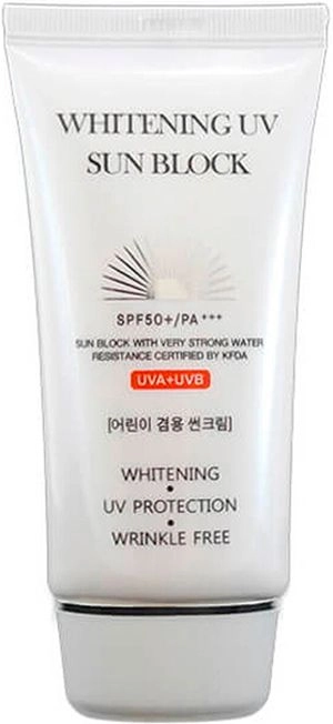 Відбілюючий сонцезахисний крем - Jigott Whitening UV Sun Block Cream SPF50 PA+++, 70 мл - фото N2