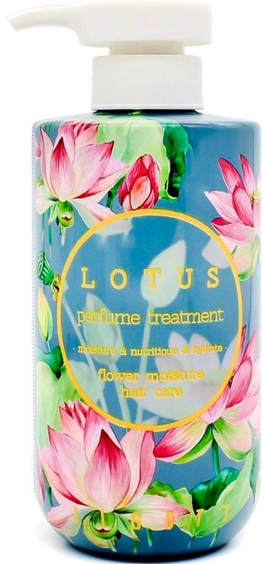 Парфюмированный бальзам для волос с лотосом - Jigott Lotus Perfume Treatment, 500 мл - фото N1