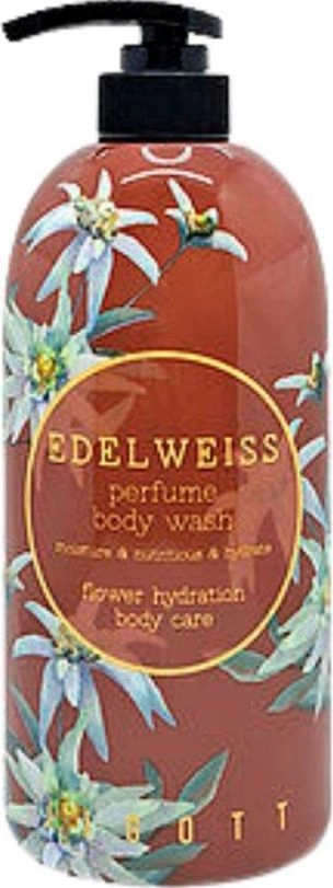 Парфюмированный гель для душа с эдельвейсом - Jigott Edelweiss Perfume Body Wash, 750 мл - фото N1