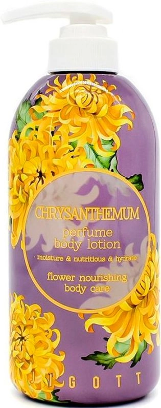 Парфумований лосьйон для тіла з хризантемою - Jigott Chrysanthemum Perfume Body Lotion, 500 мл - фото N1