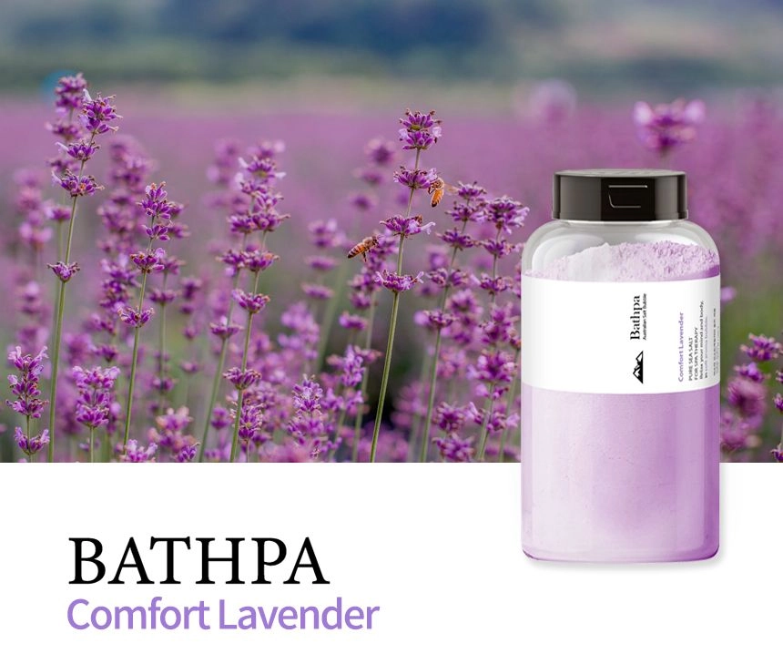 Пенящаяся соль для ванны "Комфортная Лаванда" - BATHPA Australian Salt Bubble - Comfort Lavender, 500 г - фото N2