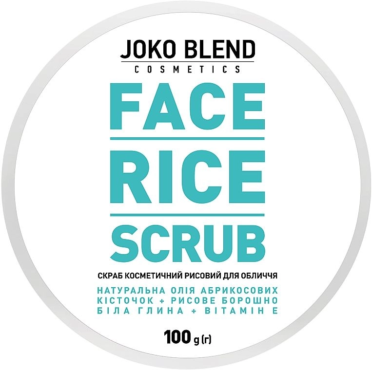 Joko Blend Рисовый скраб для лица Face Rice Scrub, 100г - фото N3