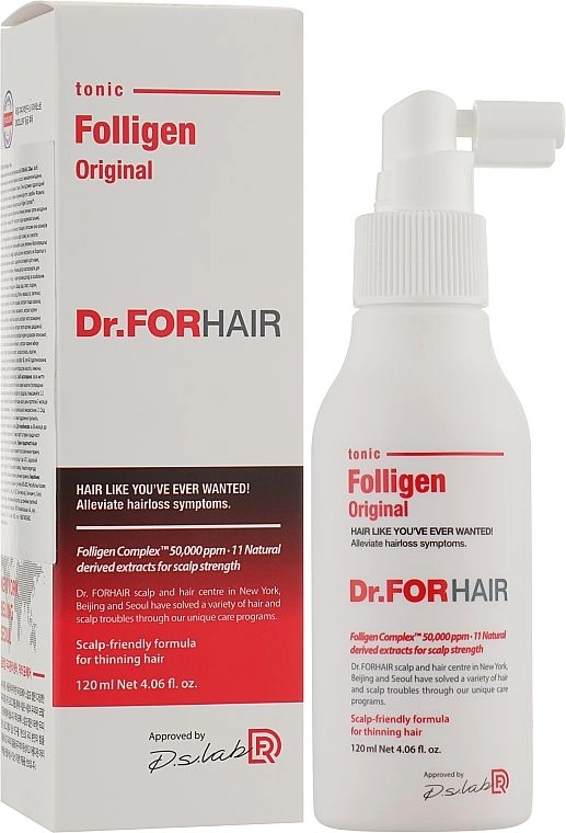 Стимулюючий тонік для росту волосся - Dr. ForHair Folligen Tonic, 120 мл - фото N1