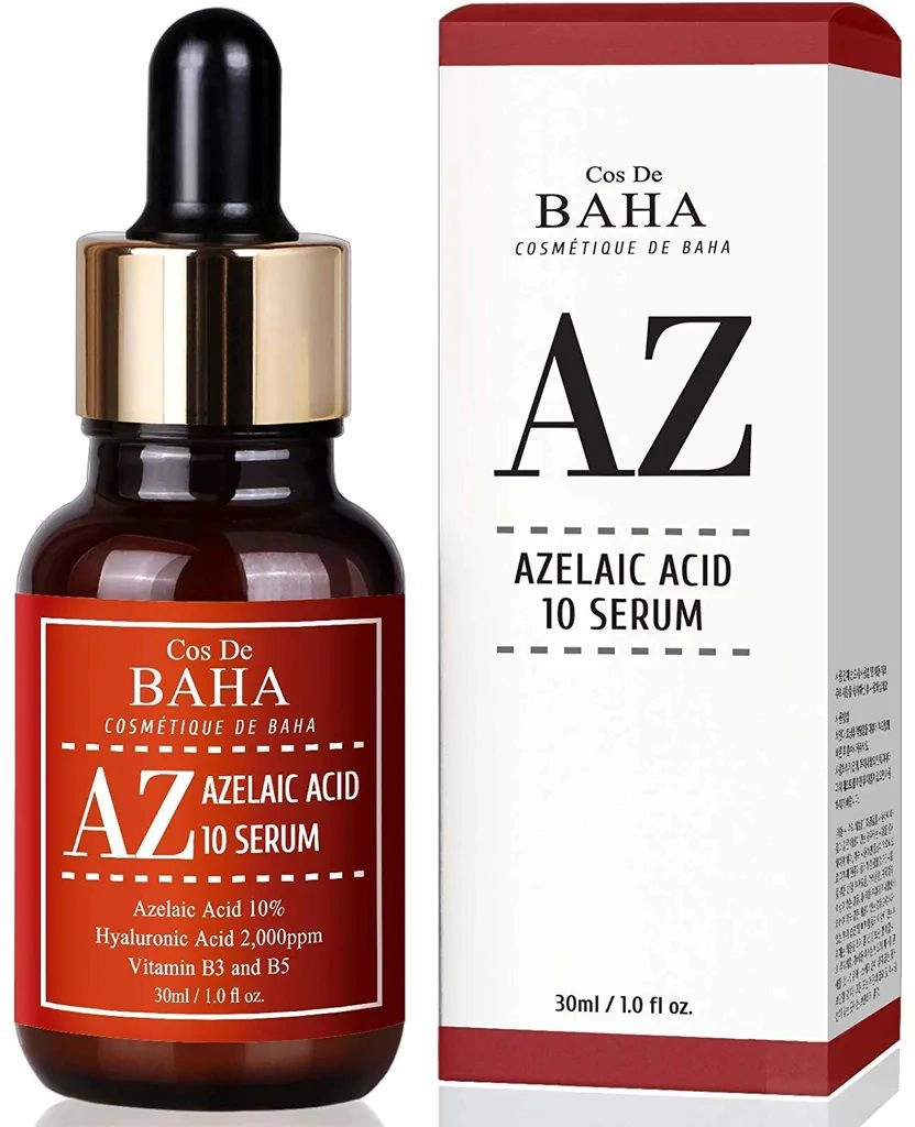 Сыворотка против акне и розацеа с азелаиновой кислотой 10% - Cos De Baha AZ Azelaic Acid 10 Serum, 30 мл - фото N2