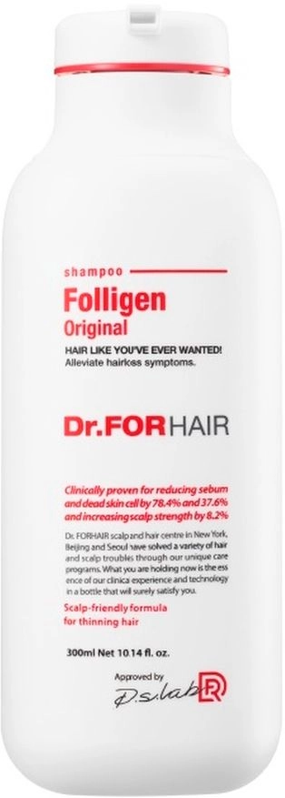 Зміцнюючий шампунь проти випадіння волосся. - Dr. ForHair Folligen Original Shampoo, 300 мл - фото N1