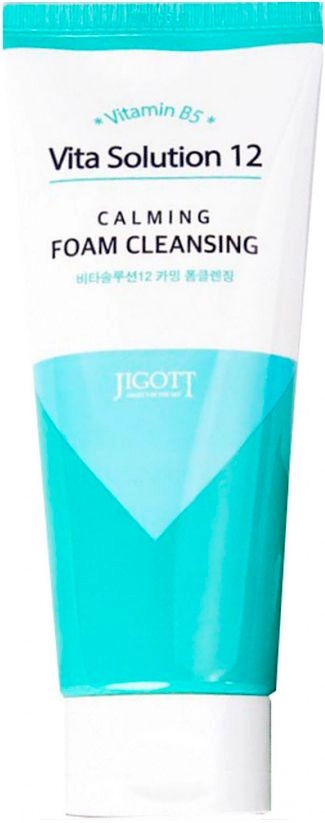 Заспокійлива пінка для вмивання - Jigott Vita Solution 12 Calming Foam Cleansing, 180 мл - фото N1