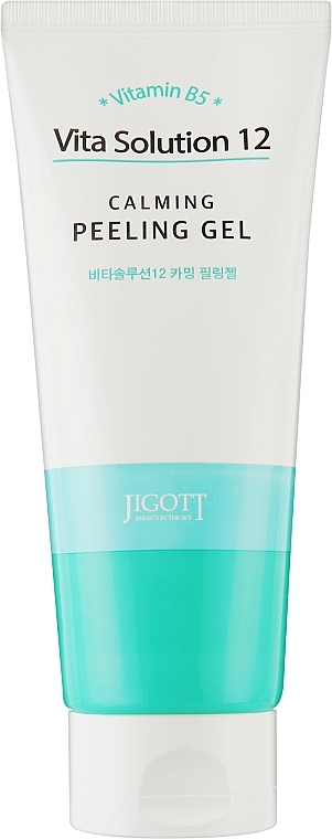 Заспокійливий пілінг-гель для обличчя - Jigott Vita Solution 12 Calming Peeling Gel, 180 мл - фото N1