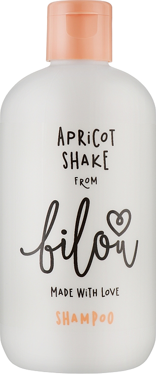 Шампунь для волос "Абрикосовий шейк" - Bilou Apricot Shake Shampoo, 250 мл - фото N1