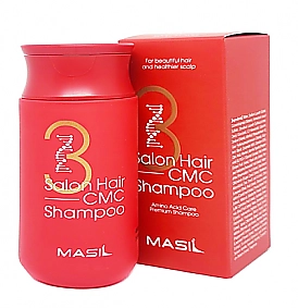 Восстанавливающий шампунь с керамидами и аминокислотами для поврежденных волос - Masil 3 Salon Hair CMC Shampoo, 150 мл - фото N1