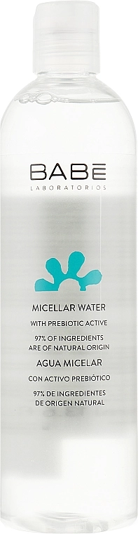 Міцелярна вода для будь-якого типу шкіри, навіть дуже чутливої - BABE Laboratorios Micellar Water,, 250 мл - фото N1
