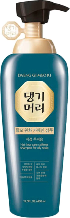 Шампунь від випадіння для жирної шкіри голови - Daeng Gi Meo Ri Hair Loss Care Caffein Shampoo For Oily Scalp, 400 мл - фото N1