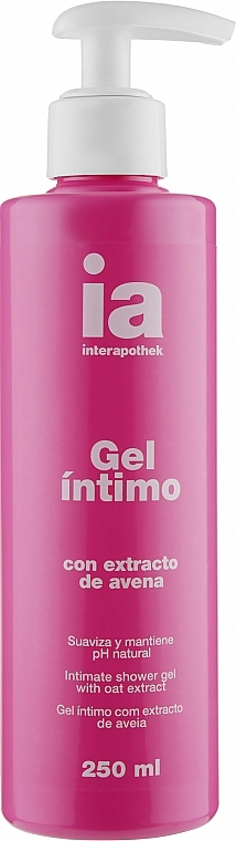 Гель для інтимної гігієни з екстрактом вівса - Interapothek Gel Intimo, 250 мл - фото N1