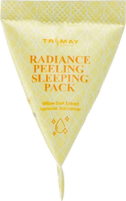Нічна маска-пілінг для обличчя - TRIMAY Radiance Peeling Sleeping Pack, 3 мл, 1 шт - фото N1