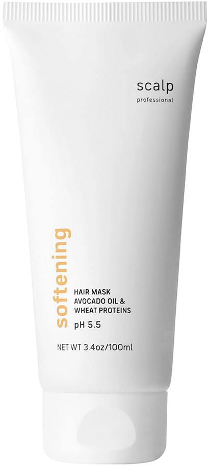 Зволожуюча маска для пом'якшення волосся - Scalp Professional Softening Hair Mask Avocado Oil & Wheat Proteins, 100 мл - фото N1