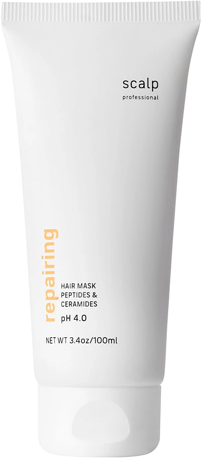 Восстанавливающая маска для волос с церамидами и пептидами - Scalp Professional Repeiring Hair Mask Peptides & Ceramides, 100 мл - фото N1