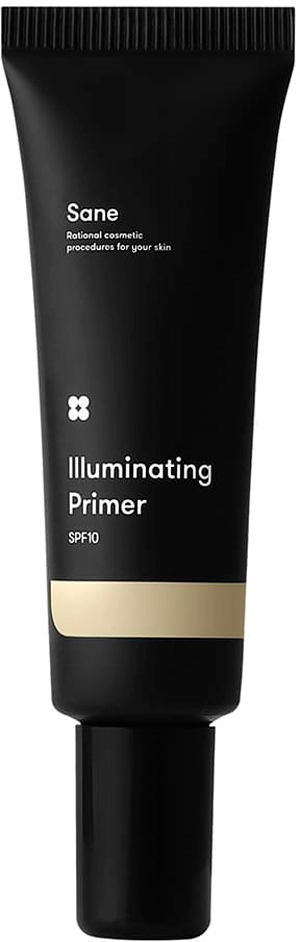 Праймер для обличчя з ефектом сяйва - Sane Illuminating Primer SPF 10, 30 мл - фото N1