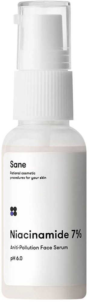 Детокс сироватка для обличчя з ніацинамідом - Sane Anti-pollution Face Serum, 30 мл - фото N1