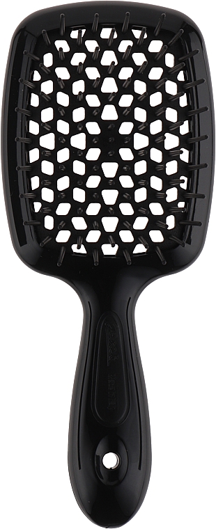 Гребінець для волосся - Janeke Small Superbrush, чорний, маленький - фото N1
