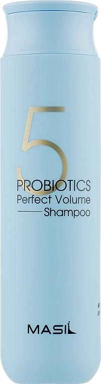 Шампунь для придания объёма тонким волосам с пробиотиками - Masil 5 Probiotics Perfect Volume Shampoo, 300 мл - фото N2