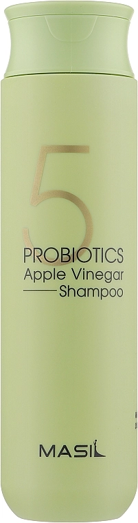 М’який безсульфатний шампунь з яблучним оцтом і пробіотиками для чутливої шкіри голови - Masil 5 Probiotics Apple Vinegar Shampoo, 300 мл - фото N2