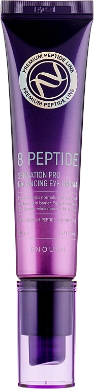 Антивозрастной крем для век с пептидами - Enough 8 Peptide Sensation Pro Balancing Eye Cream, 30 мл - фото N2